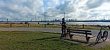 Hafnar- og iðnaðarsvæði Antwerpen skoðað. - Hjólað í Belgíu