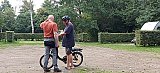 Tjaldsvæðin eru vel til þess fallin að hitta fólk og skoða hjólin þess. - Hjólað í Belgíu
