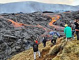 Eldgos &iacute; Geldingad&ouml;lum vi&eth; Fagradalsfjall