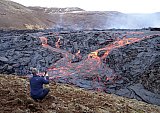 Eldgos &iacute; Geldingad&ouml;lum vi&eth; Fagradalsfjall