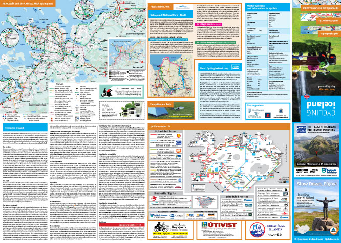 cyclinga iceland map